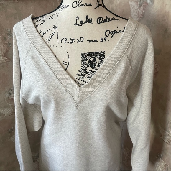 ISABEL MARANT ETOILE MANUELA SOFT GREY MINI DRESS LARGE - Picture 6 of 7